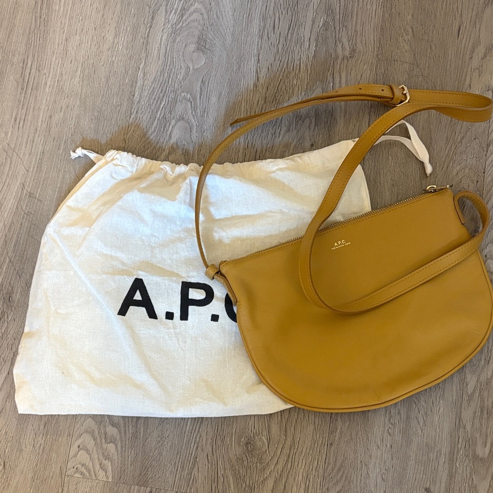 A.P.C. Women's Mustard Shoulder Bag